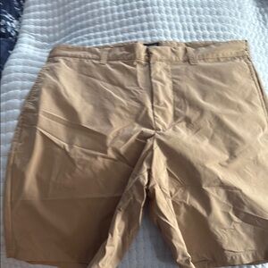 J. Crew Tan Flat Front Shorts Casual Chino Style